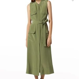 NWT 100% Silk Equipment Illumina Midi Dress - Size S